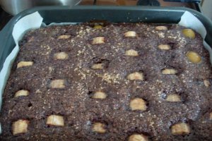 Negresa de post cu fructe