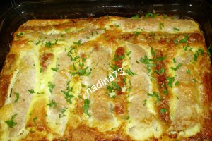 Carnaciori cu jamon imbracati si gratinatii