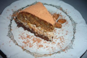 Tort italian de ciocolata si migdale
