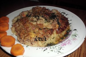 Carne de porc chinezească cu piure la bain-marie