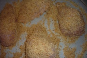 Piept de pui in crusta de alune