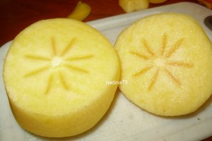 Salam de bicuiti cu fructe Kaki