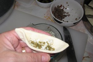 Pateuri cu carne -Pateuri cu telemea si "za'atar"