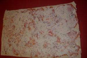 Rulou de somon afumat