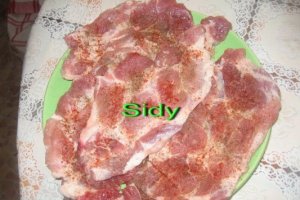 Gratar din ceafa de porc cu cartofi