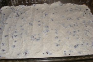 Prajitura cu branza de vaci si stafide