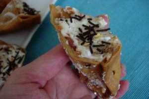 Cornete crocante si dulci