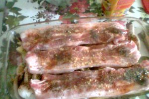 Piept de porc cu legume la cuptor