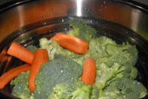 Budinca de broccoli cu morcovi