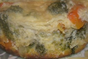 Budinca de broccoli cu morcovi