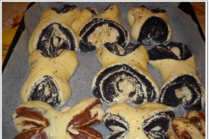 Cozonaci in forma de fluturi