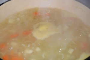 Ciorba de legume cu praz si bors