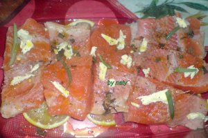 somon cu ierburi aromate