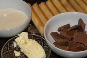 Prajitura cu crema ganache