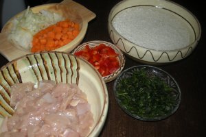 Pilaf cu piept de pui