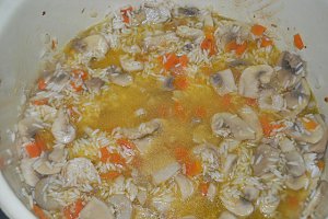 Pilaf cu ciuperci