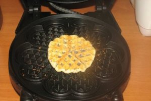 Saratele cu branza la aparatul de vaffe
