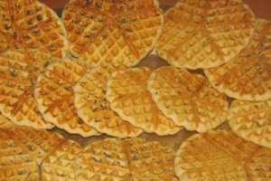 Saratele cu branza la aparatul de vaffe