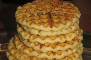 Saratele cu branza la aparatul de vaffe
