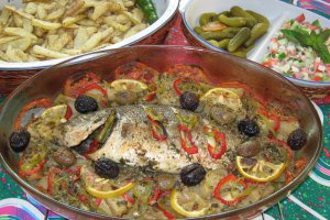 Biban umplut la cuptor-specific arab