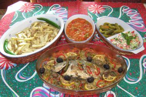 Biban umplut la cuptor-specific arab