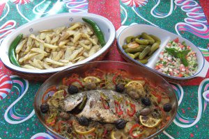 Biban umplut la cuptor-specific arab