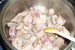 Ciorba de porc cu orez