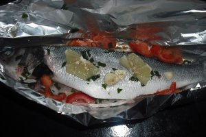Biban de mare la cuptor