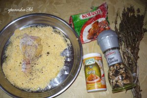Aripioare marinate si  coapte in malai cu maioneza de usturoi