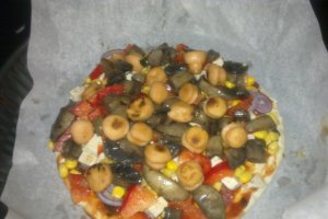 Pizza de post - vegetariana