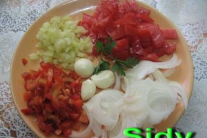 Tocanita din carne de porc cu mamaliguta