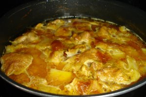 Pui curry cu aroma de scortisoara