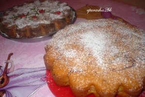 Chec cu nuca de cocos, cirese si ciocolata