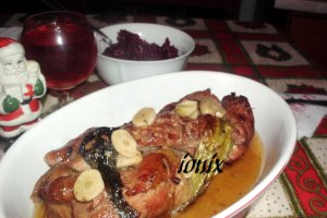 Muşchi de porc împletit ~300