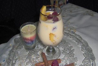 Crema Mascarpone cu mere caramelizate si Amaretto