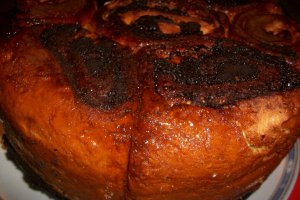 Cozonac Rosenkranz cu cacao si migdale