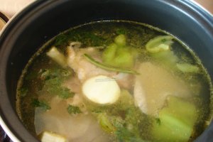 Pui cu orez si legume