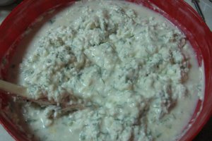 Terina de branza cu somon