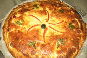 Tarta aperitiv cu ciuperci