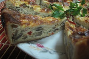 Tarta aperitiv cu ciuperci