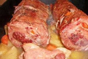 Cotlet de porc, umplut