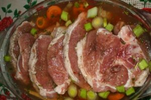 Cotlet cu legume la cuptor