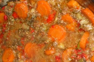 Cotlet cu legume la cuptor