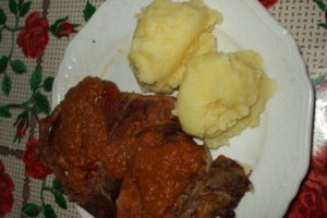 Cotlet cu legume la cuptor