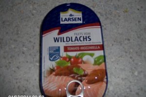 Eisbergsalat cu legume,telemea si somon in sos de mozzarella