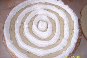Tort cu crema de branza si ciocolata