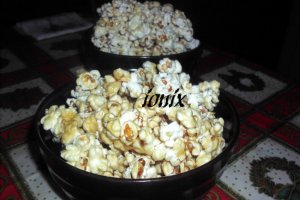 Floricele de porumb cu caramel- Popcorn