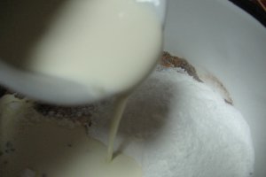 Prajitura cu foi si crema de ness