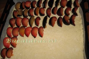 Prajitura cu branza si prune