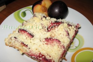 Prajitura cu branza si prune